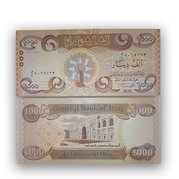 Iraq 1000 Dinar 2018 UNC