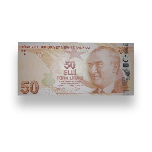 Turkey-50-Lira-UNC