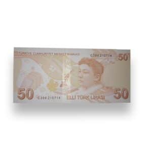 Turkey 50 Lira UNC b