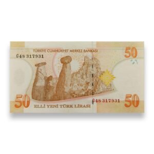 Turkey 50 YTL UNC banknote 2005 b