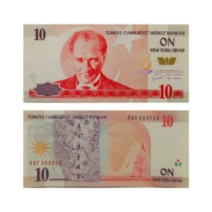 Turkey 10 YTL UNC banknote 2005