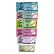 Bangladesh Specimen Banknotes , Set of 6 UNC banknotes