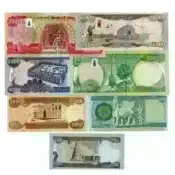 Iraq Dinar Complete UNC Currency Set - Years 2013-2024