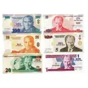 Turkey YTL Banknotes set – 2005
