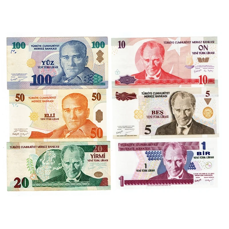 Turkey YTL Banknotes set – 2005