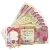 100,000 Iraqi Dinar Banknotes (25,000 IQD x 4) in XF Condition
