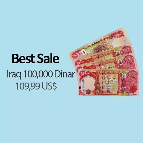 Iraqi Dinar Banknotes Lot - 100,000 IQD Collection