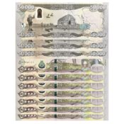 Black Friday 2025: Half Million Iraqi Dinar – 10×50,000 IQD UNC Banknotes