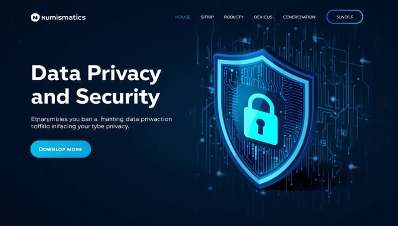 data privacy policy and secure transaction guidelines at Numismatics Shop